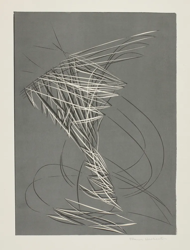 リノリウム彫版 Herberth - Untitled