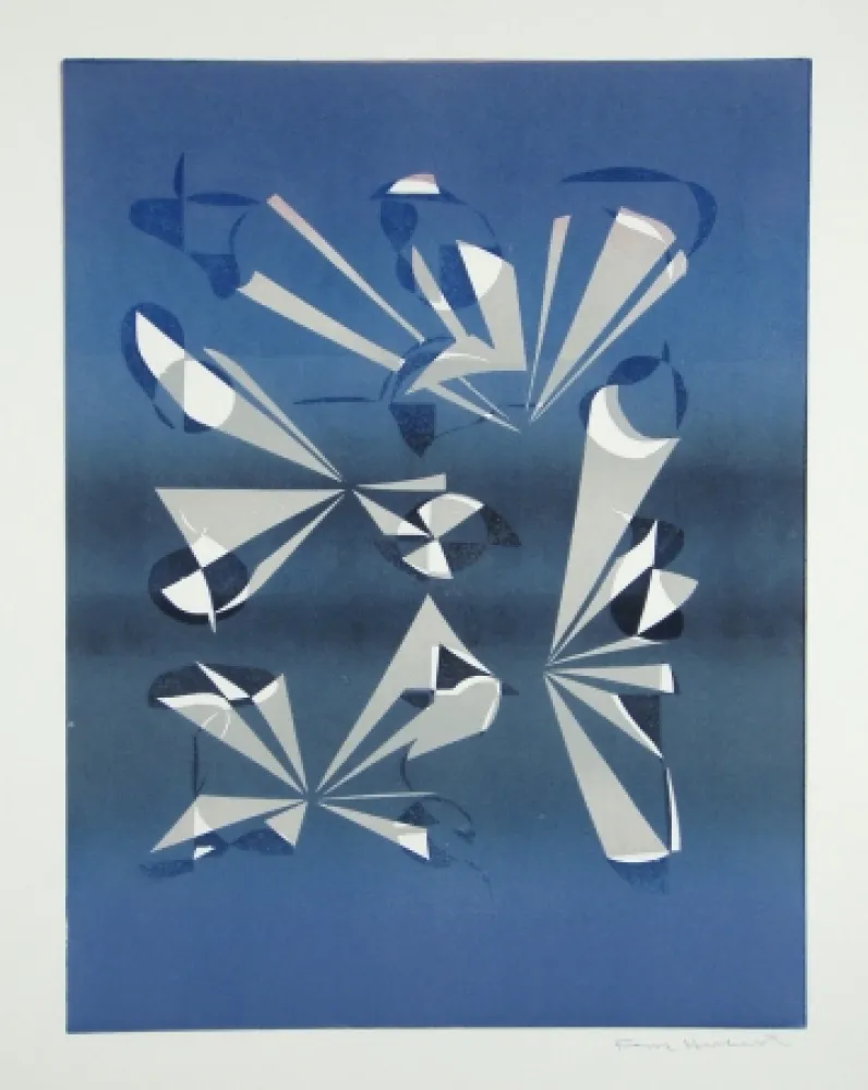 リノリウム彫版 Herberth - Untitled