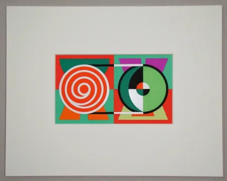 シルクスクリーン Herbin - Minuit - 1953 