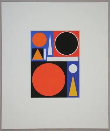 シルクスクリーン Herbin - Veine, 1953