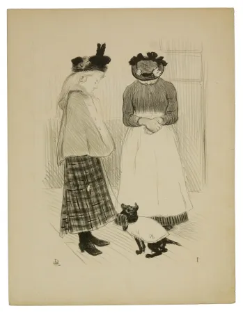 リトグラフ Hermann-Paul - 1. Distractions permises