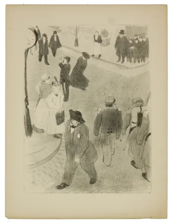 リトグラフ Hermann-Paul - 2. L'uniforme