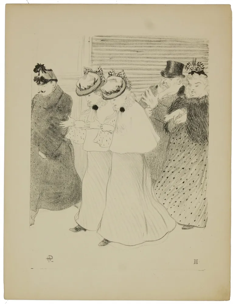 リトグラフ Hermann-Paul - 3. Gens comme il faut 