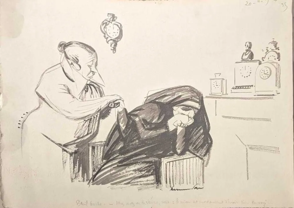 技術的なありません Hermann-Paul - Deuil boche