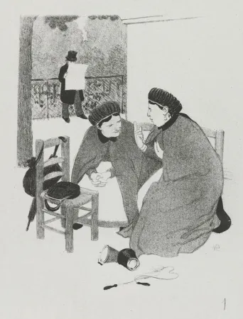 リトグラフ Hermann-Paul - LA VIE DE MADAME QUELCONQUE en dix tableaux lithographiés par HERMANN-PAUL
