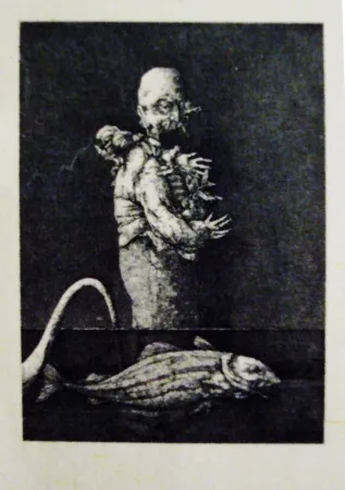 エッチングと　アクチアント Hernandez - El sueno interrumpido