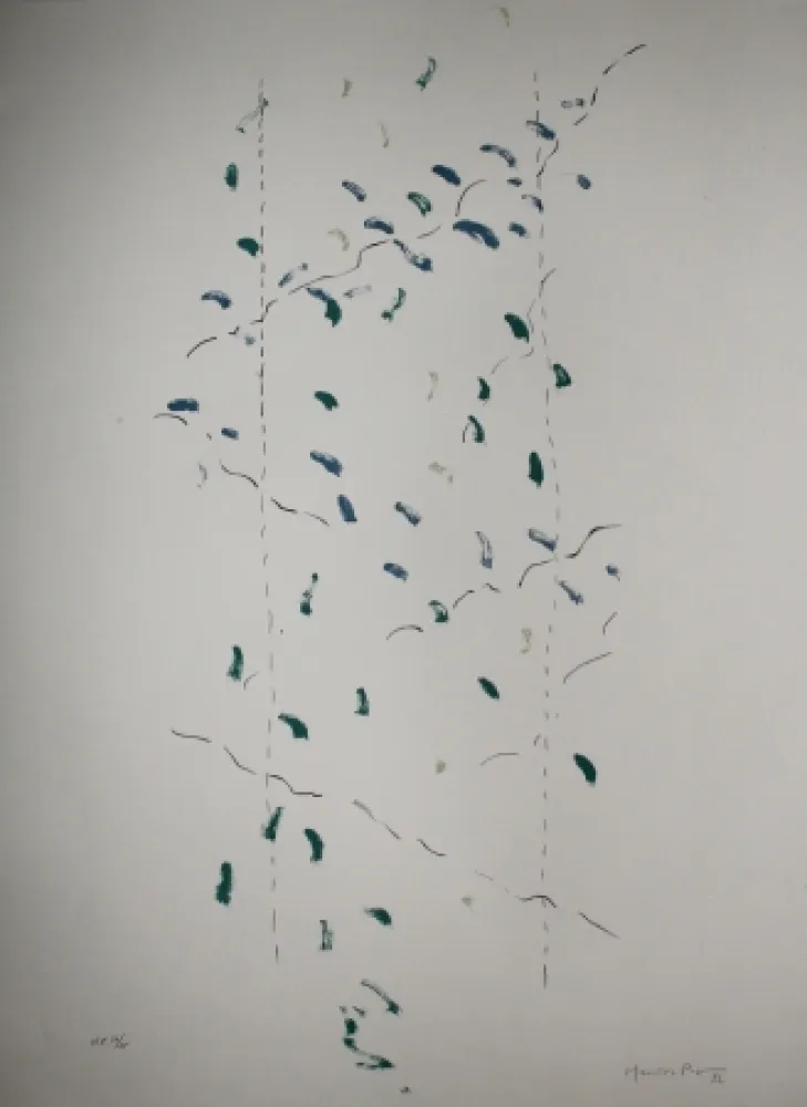 リトグラフ Hernandez Pijuan - A.L. Osaka (avant-la-lettre Osaka)