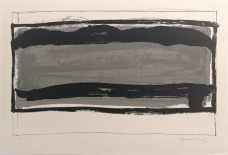 リトグラフ Hernandez Pijuan - Carpeta 12 aniversari Galeria Joan Prats