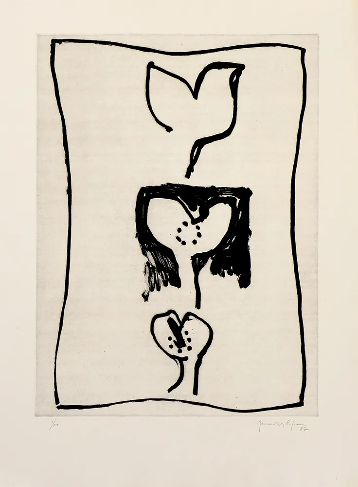 彫版 Hernandez Pijuan - Hojas