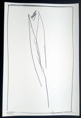 シルクスクリーン Hernandez Pijuan - Hojas Sueltas