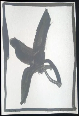 シルクスクリーン Hernandez Pijuan - Hojas Sueltas