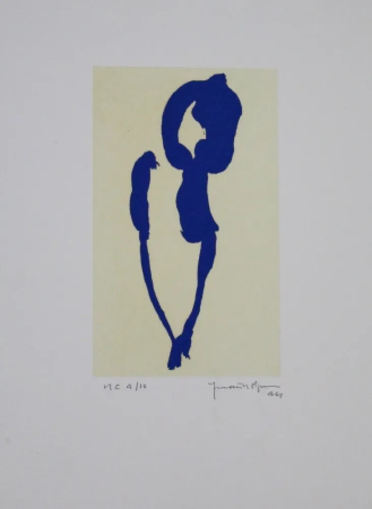 アクチアント Hernandez Pijuan - Iris blau VII / Blue Iris VII