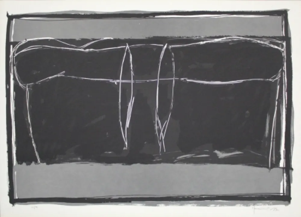 リトグラフ Hernandez Pijuan - Landscape 3