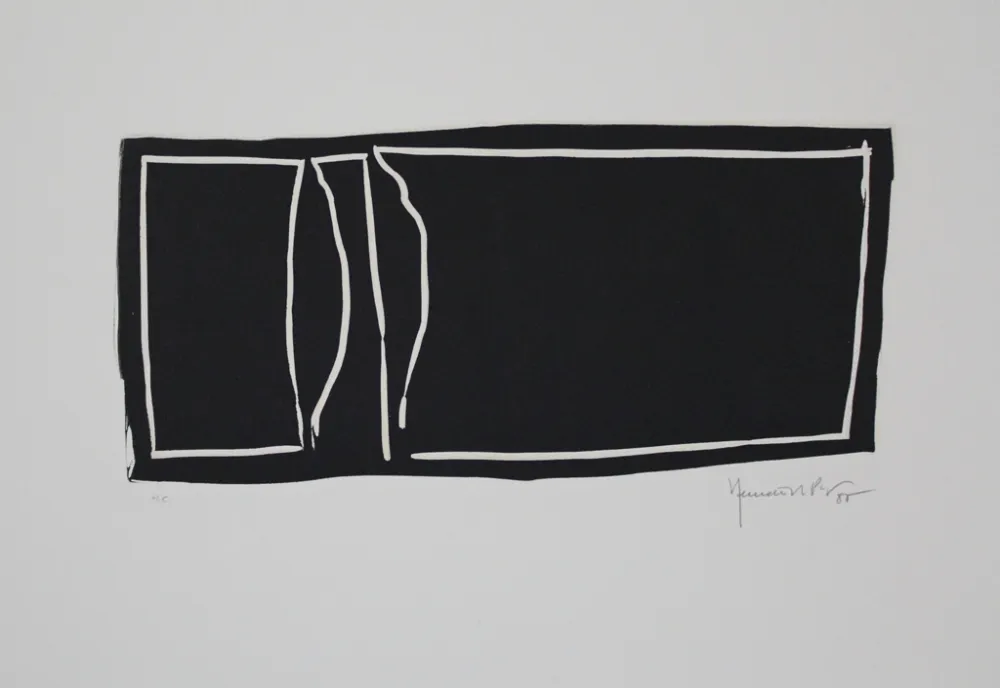 リノリウム彫版 Hernandez Pijuan - Linòleum I