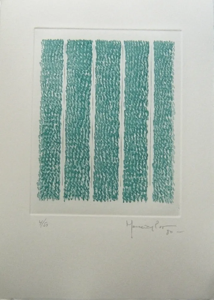 彫版 Hernandez Pijuan - Polychrome 7