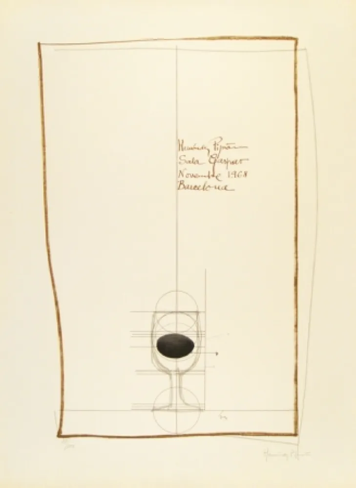 リノリウム彫版 Hernandez Pijuan - Sala Gaspar