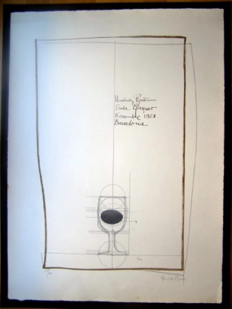 リトグラフ Hernandez Pijuan - S/T