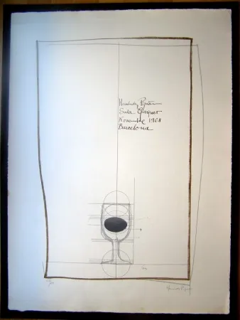 リトグラフ Hernandez Pijuan - S/T