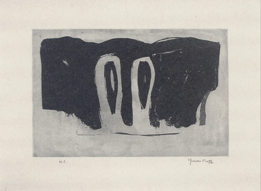 アクチアント Hernandez Pijuan - Xiprers en el paisatge