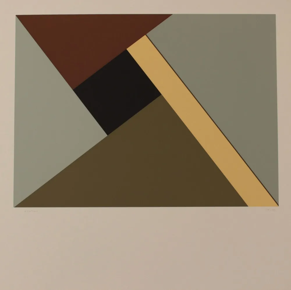 リトグラフ Heurtaux - COMPOSITION - EXACTA FROM CONSTRUCTIVISM TO SYSTEMATIC ART 1918-1985