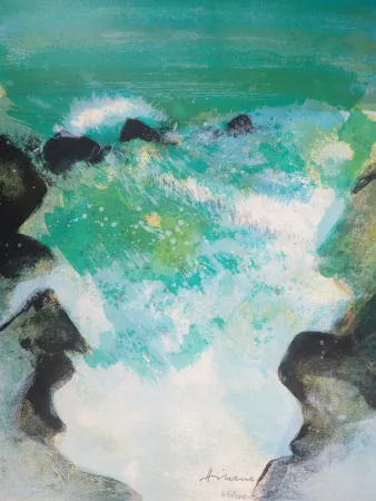 リトグラフ Hilaire - Cote Normande