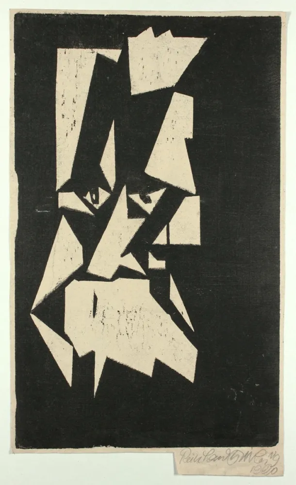 木版 Hilker -  Kopf (Head)