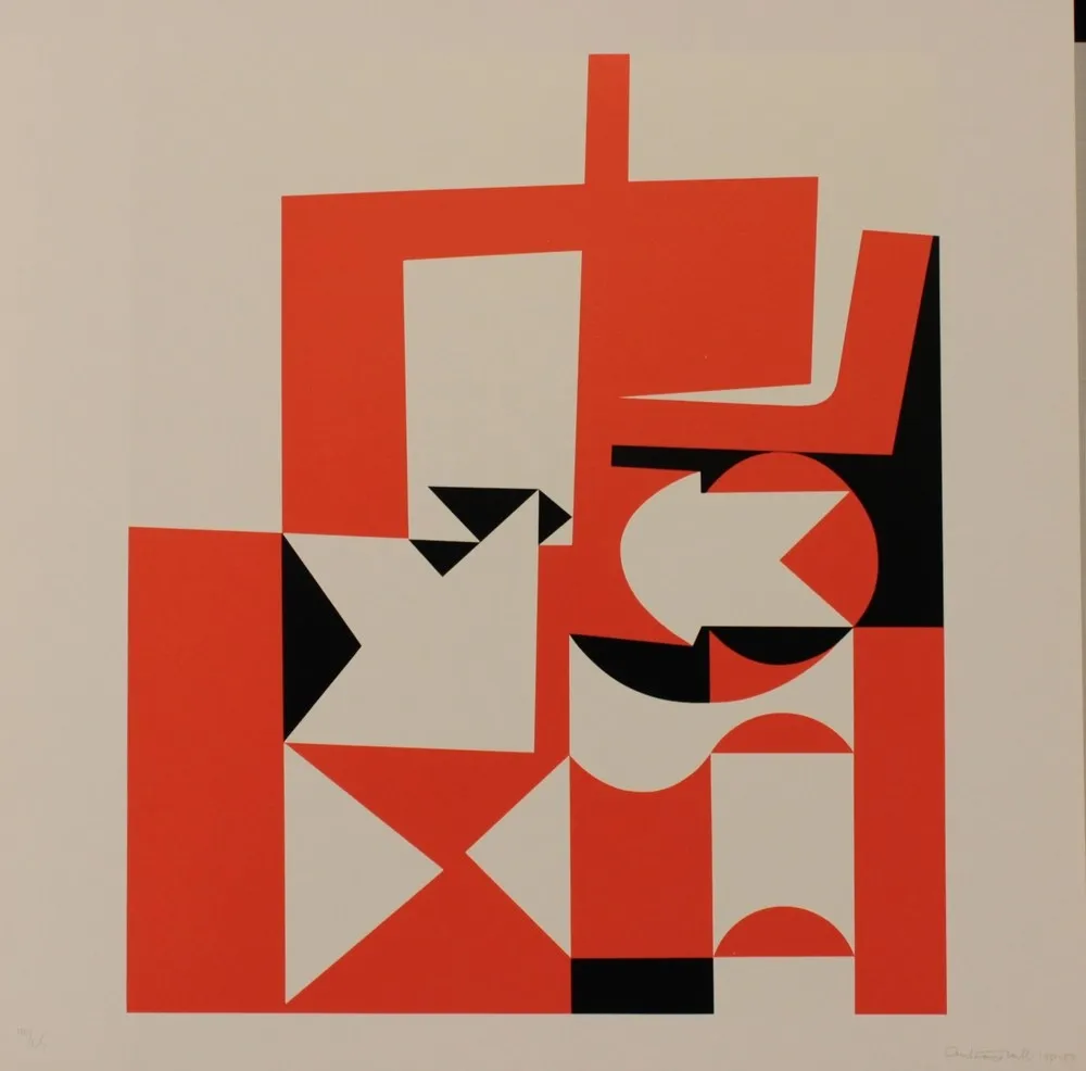 リトグラフ Hill - JEUX - EXACTA FROM CONSTRUCTIVISM TO SYSTEMATIC ART 1918-1985