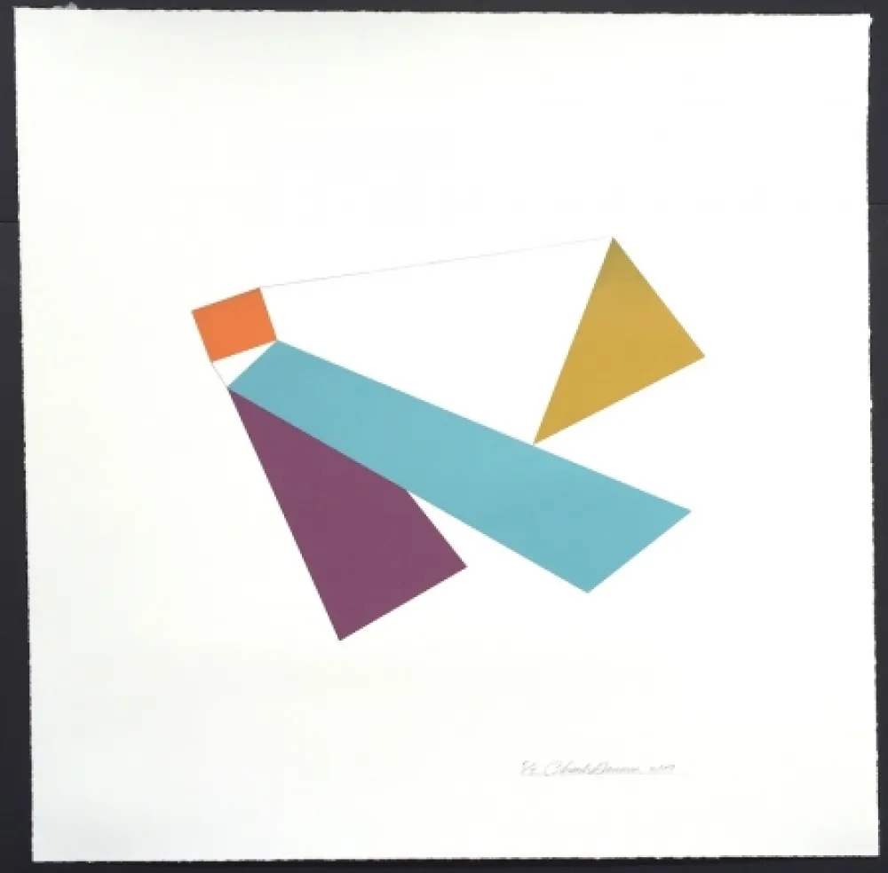 シルクスクリーン Hinman - Kite, from Kites Suite