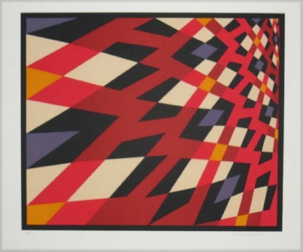 リトグラフ Hinterreiter - Composition 2