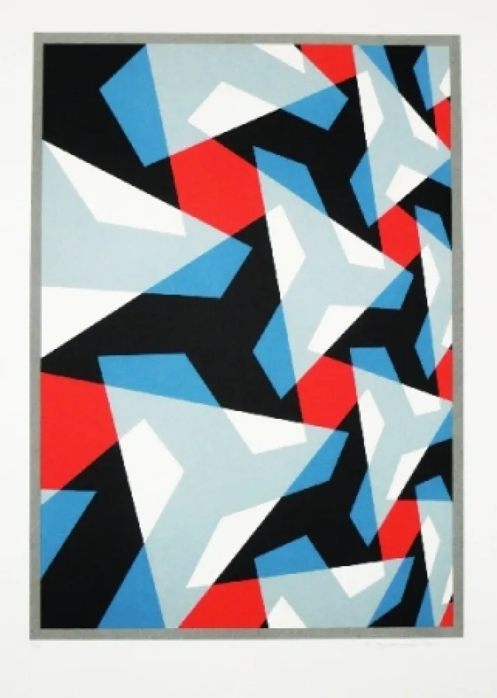 リトグラフ Hinterreiter - Composition 7