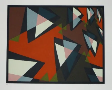 リトグラフ Hinterreiter - Composition