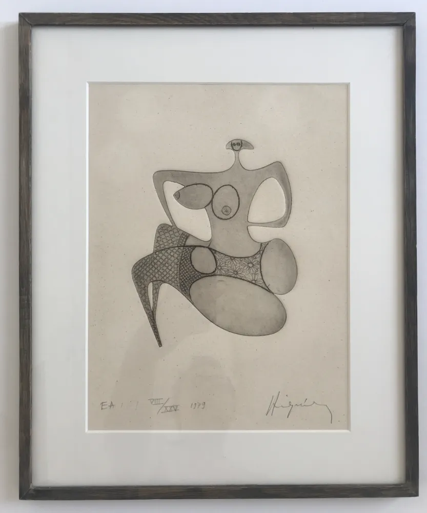 エッチング Hiquilly -  La forme de nos désirs