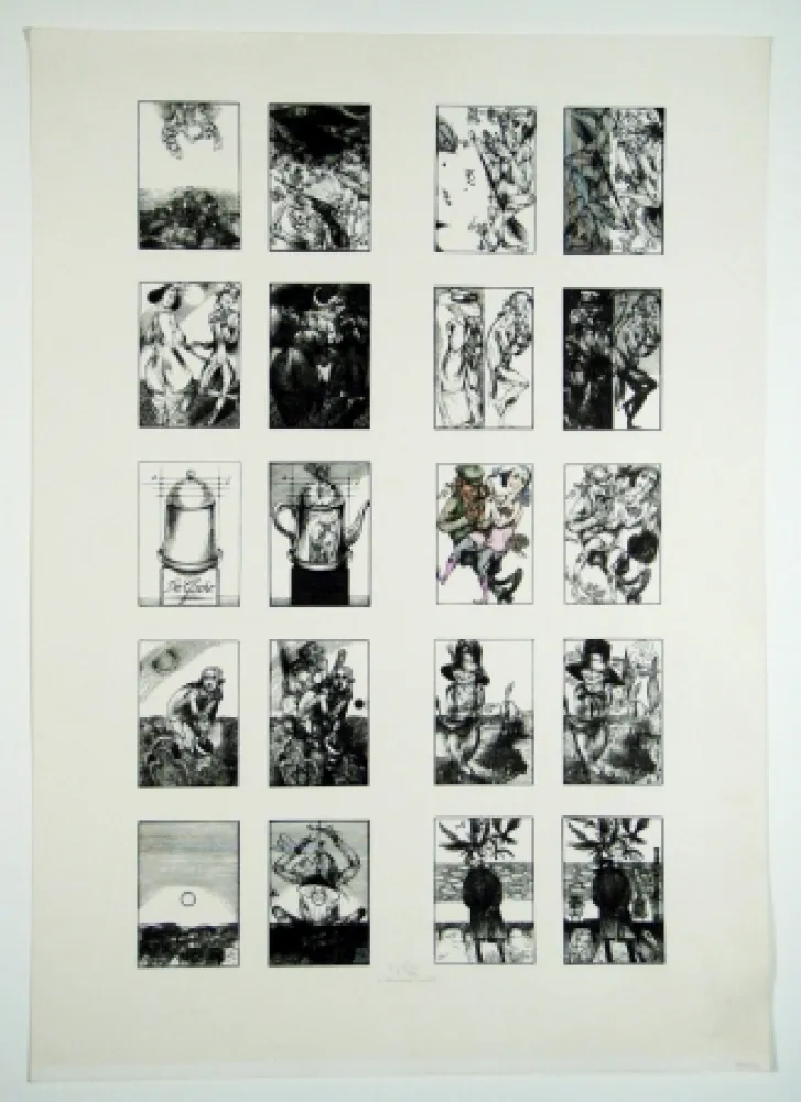 木版 Hirsch - Zu literarischen Parodien (Regarding literary Parodies)