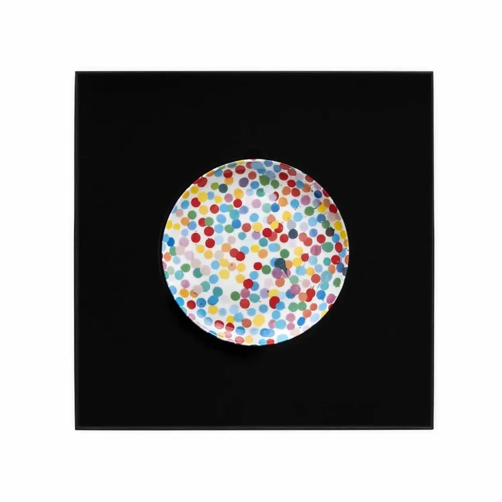 多数の Hirst - All Over Dot Small Signed Plate