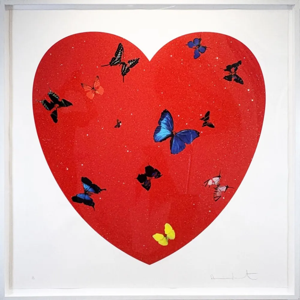シルクスクリーン Hirst - All You Need is Love Love Love