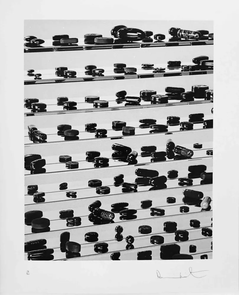 多数の Hirst - Black Brilliant Utopia