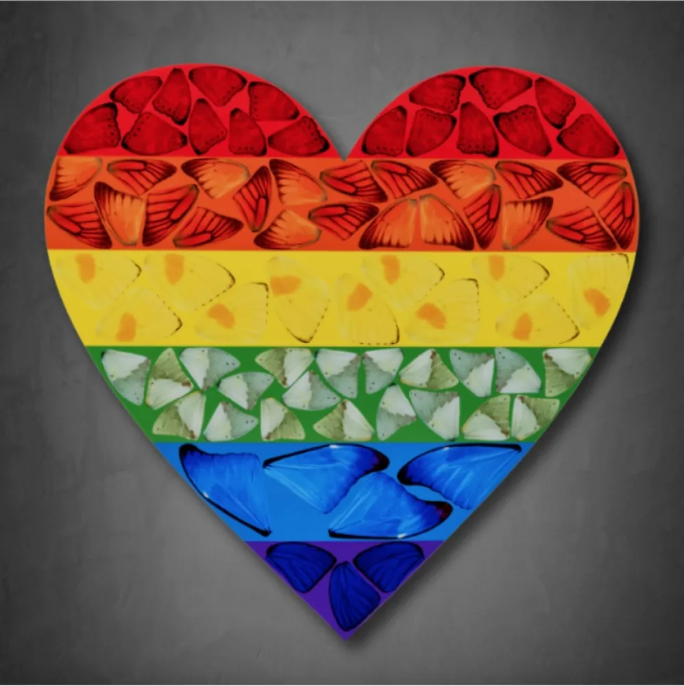 多数の Hirst - Butterfly Heart