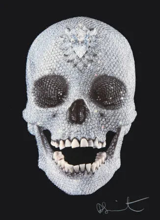 シルクスクリーン Hirst - For the Love of God 
