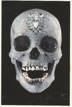 シルクスクリーン Hirst - For the love of God