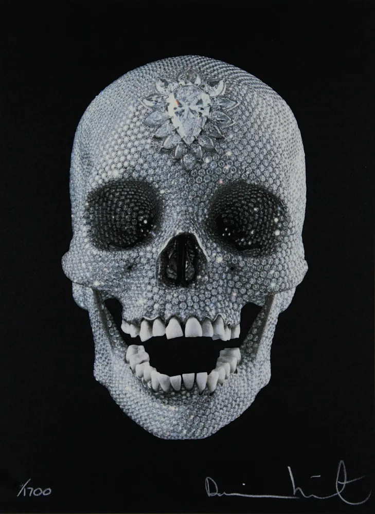 シルクスクリーン Hirst - For the Love of God, Believe