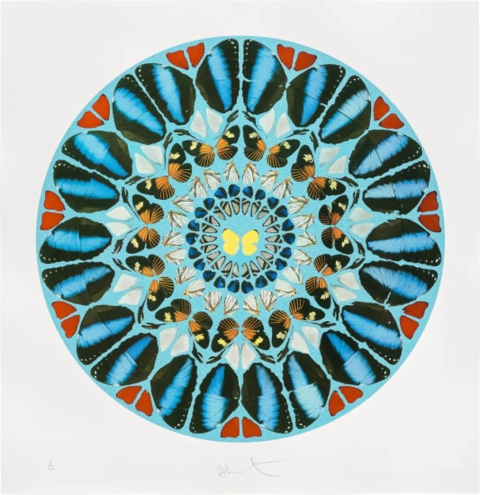 シルクスクリーン Hirst - Psalm: Ad te, Domine, Levavi