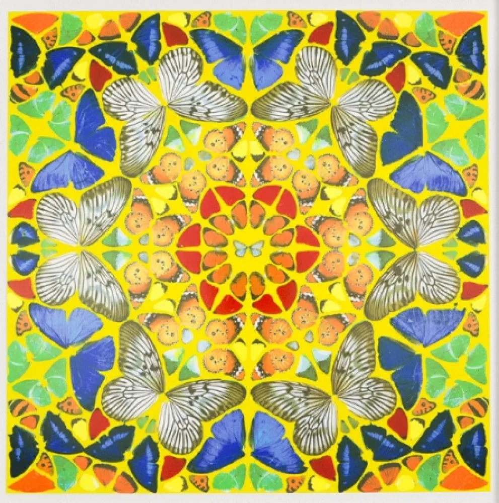 シルクスクリーン Hirst - Psalm: Beatus qui intelligit (non-glitter)