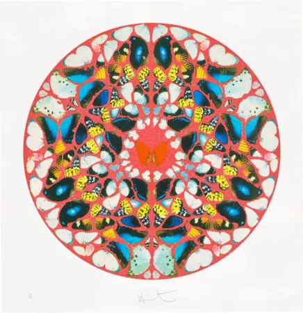 シルクスクリーン Hirst - Psalm: Domine, Ne In Furore