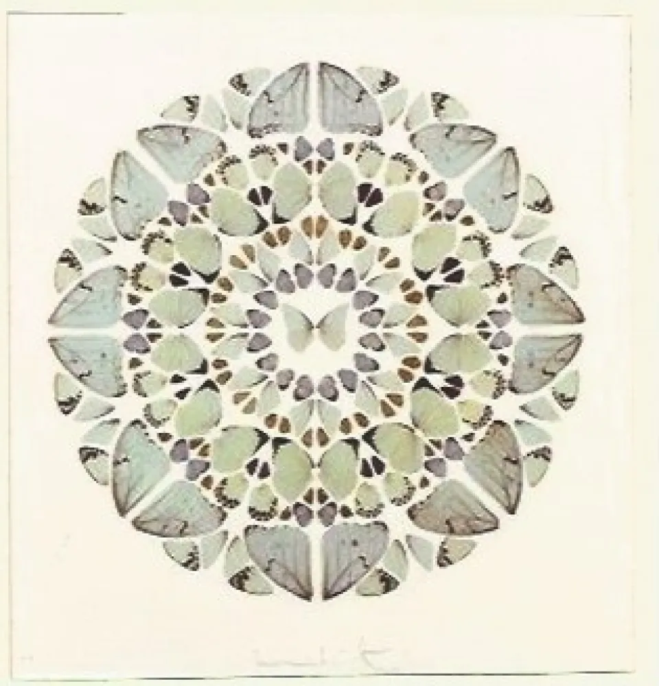 シルクスクリーン Hirst - Psalm Print, Exaudi, Domine (Diamond dust)