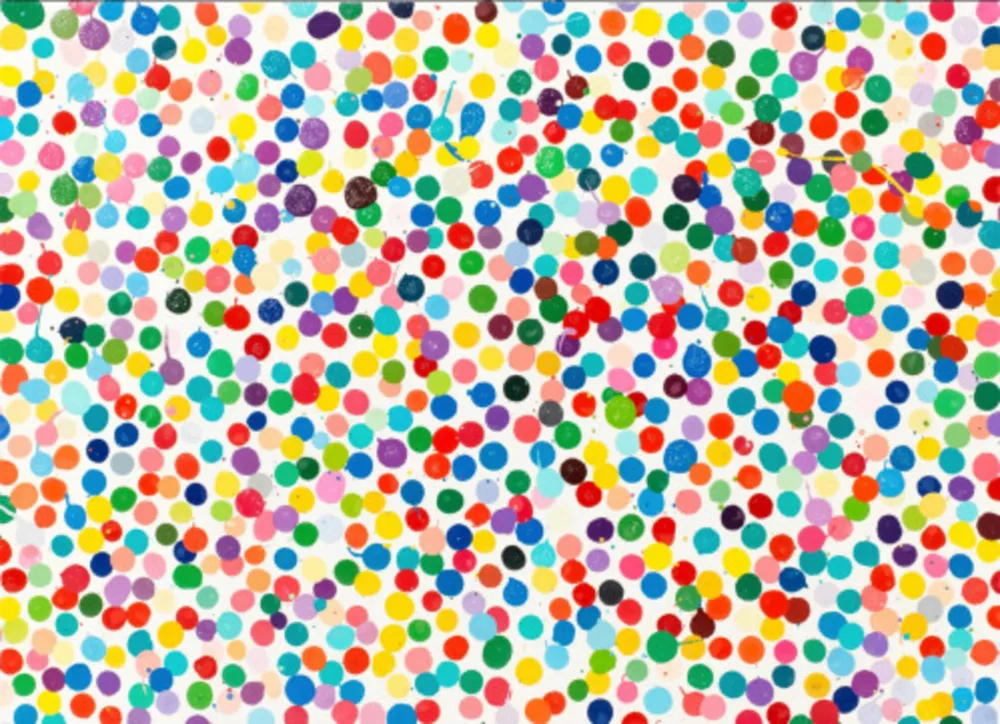 多数の Hirst - The Currency Unique Painting