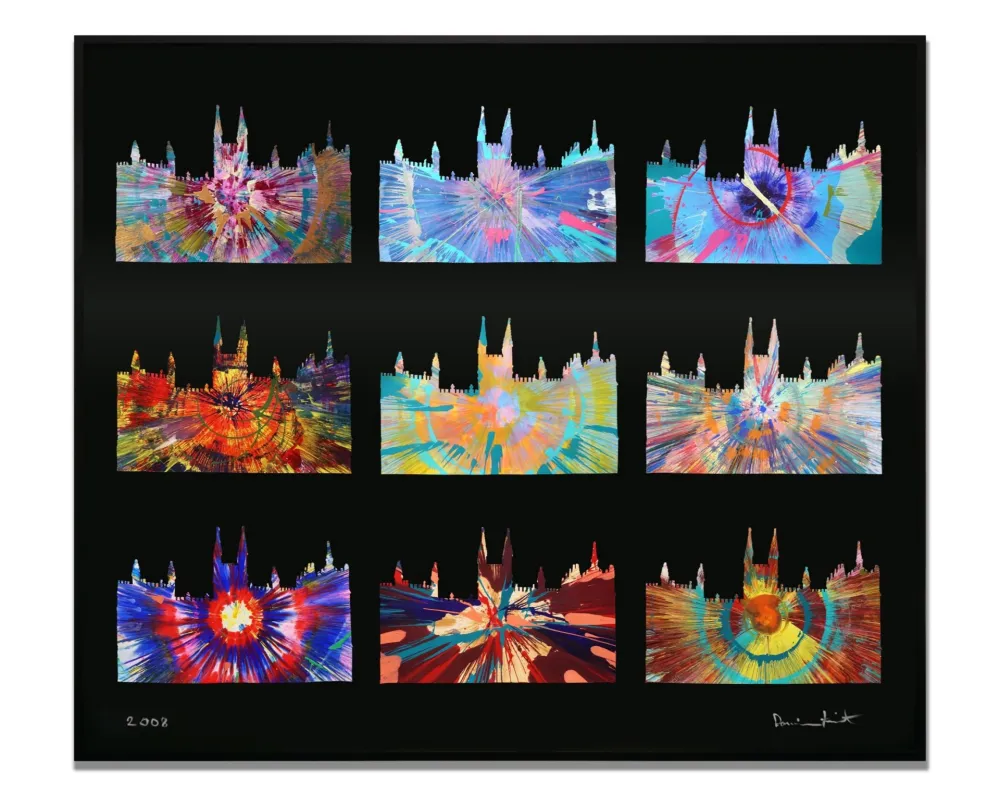 シルクスクリーン Hirst - Toddington Spins for Contemporary Art Society, 2008