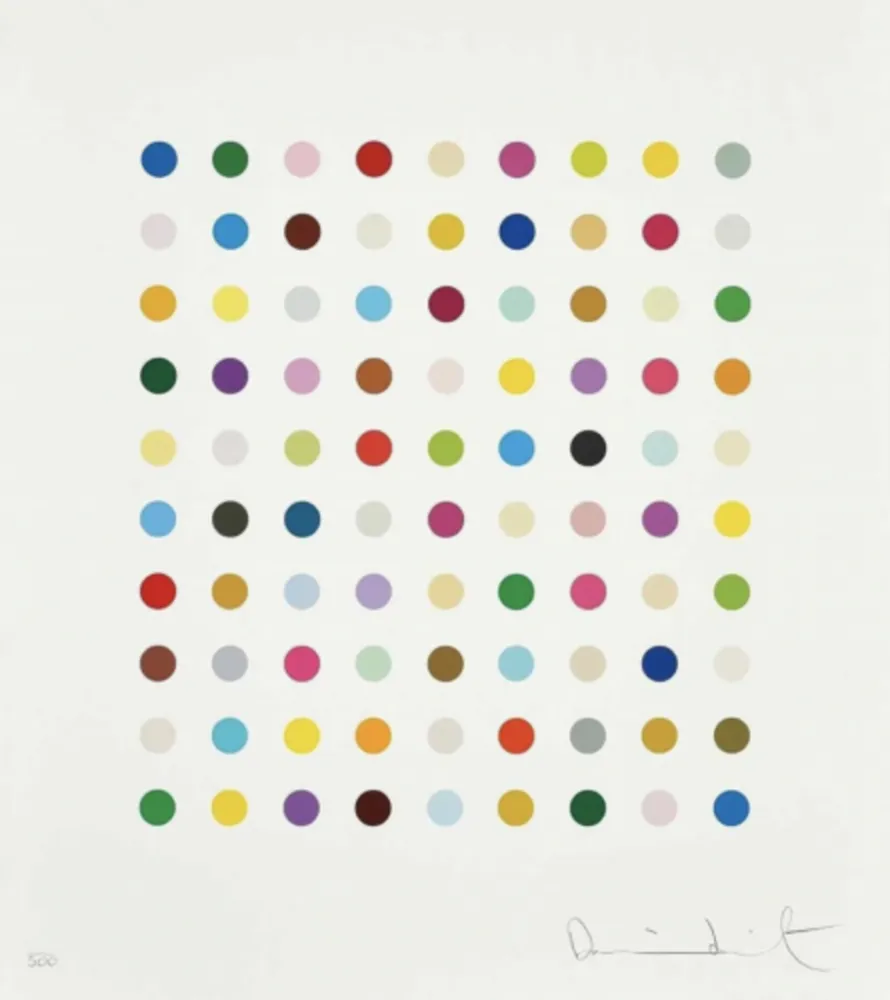 シルクスクリーン Hirst - Untitled - spot print B