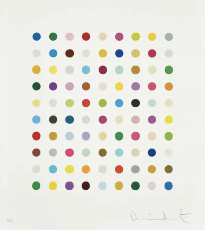 シルクスクリーン Hirst - Untitled - spot print B