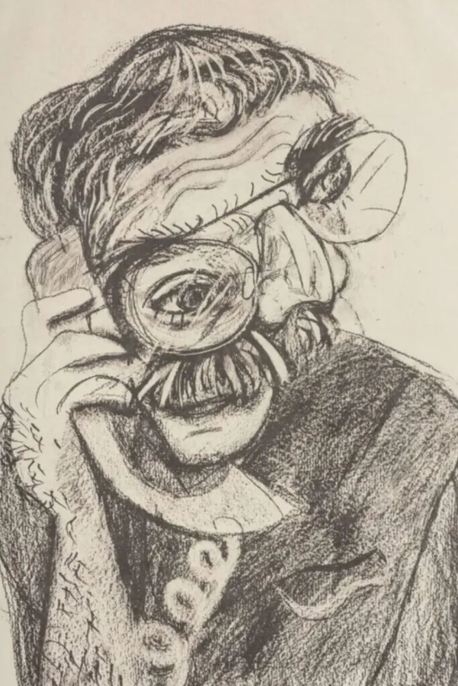 リトグラフ Hockney - An Image of Ken