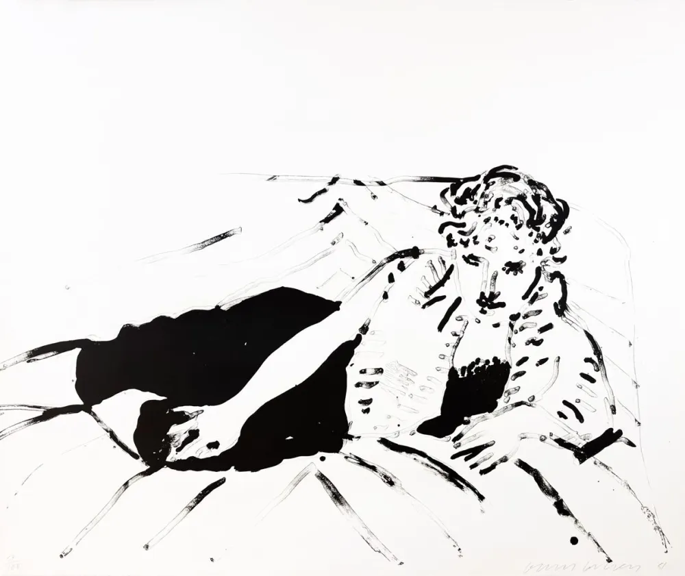 リトグラフ Hockney - Big Celia Print #1